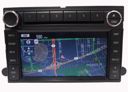 2006 - 2009 Ford Lincoln Mercury OEM Navigation Radio 6 Disc Changer AUX MP3 CD Player Receiver