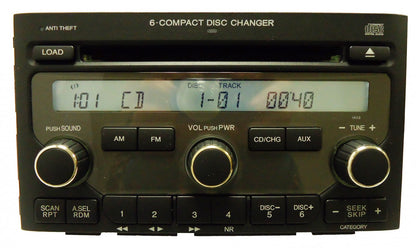 2006 2007 2008 HONDA Pilot Radio and 6 CD Changer 1AV2