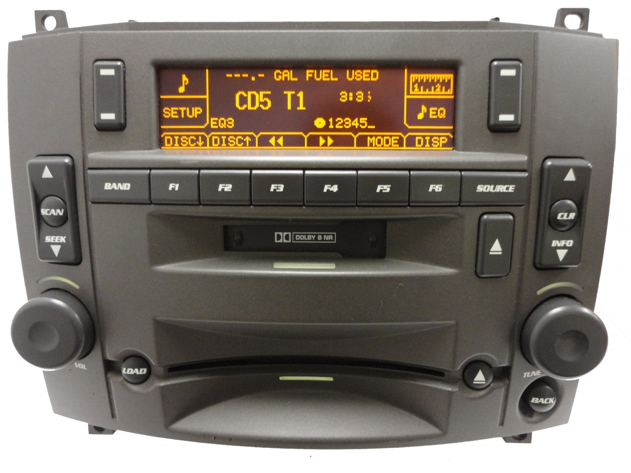 Cadillac Radio Stereo 6 CD Changer Cassette Tape Player OEM