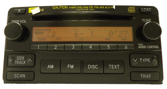 TOYOTA Matrix Radio Stereo 6 CD Changer Player A51817 2004 2005 2006 2007 2008