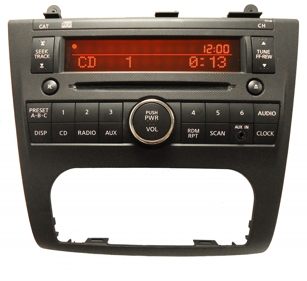 07 08 NISSAN Altima Radio CD AUX Player 28185 ZN40A PY14B