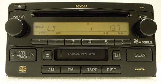 2003 - 2011 Toyota OEM Radio CD Player Cassette Tape Cassette Deck Player 16850