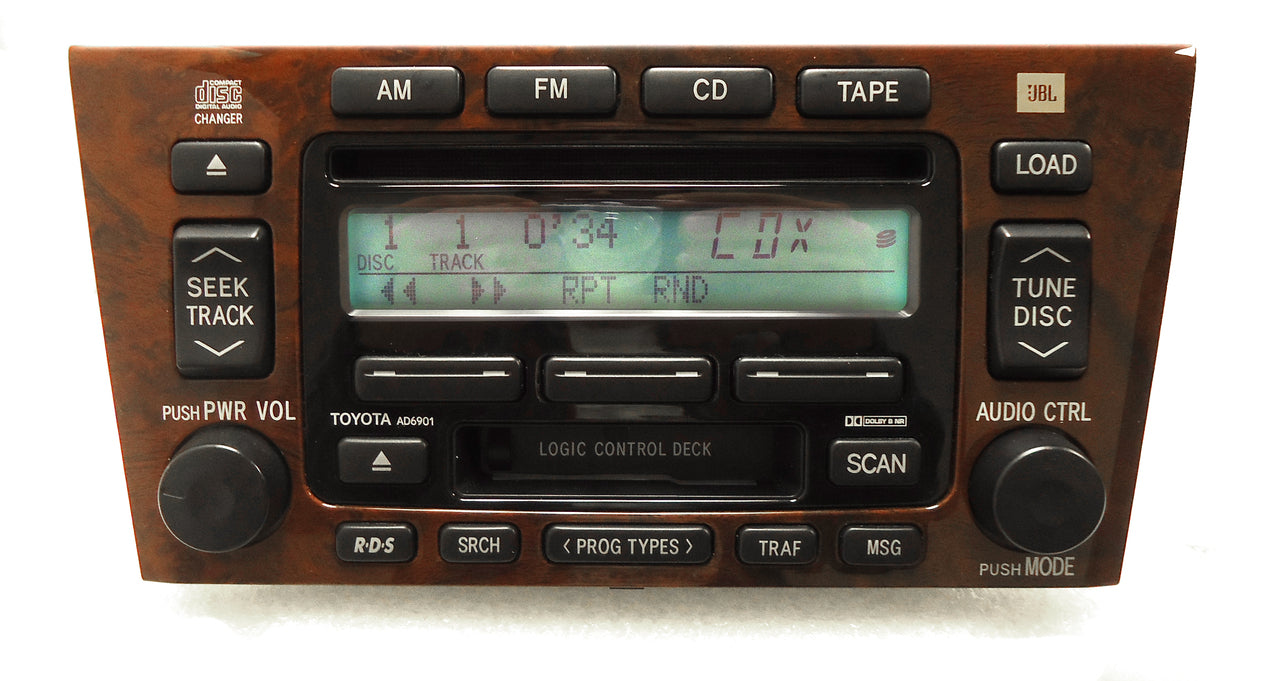 TOYOTA Avalon JBL Radio Tape 6 Disc CD Changer AD6900 86120-AC130