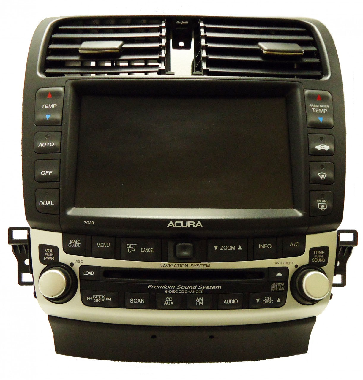 Acura TSX Premium Navigation Radio 6 CD Player Changer 2004 2005 2006 2007 2008