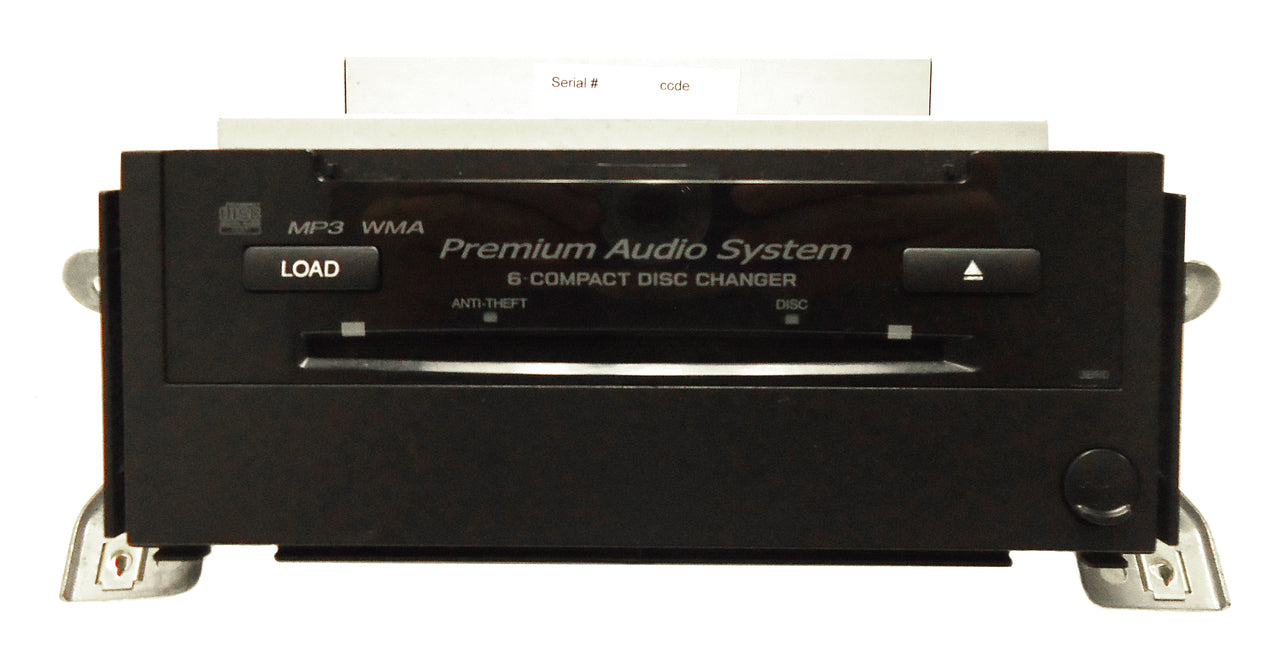 39101-STK-A021 ACURA RDX Premium 6 CD Changer AUX