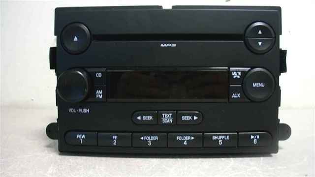 FORD Focus F-250 F-350 Super Duty Freestar MERCURY Monterey Radio MP3 CD Player 2004 2005 2006 2007 4S4T-18C869-BF 4S4T-18C869-BG 4S4T-18C869-BH 4S4T-18C869-DA 5S4T-18C869-BA 5S4T-18C86-9BB 6S4T-18C869-AC 6S4T-18C869-AD 6S4T-18C869-BC 6S4T-18C869-BD