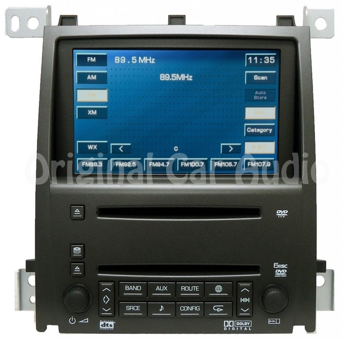 Cadillac DVD Nav 6 Disc CD Changer Player FM AM MP3