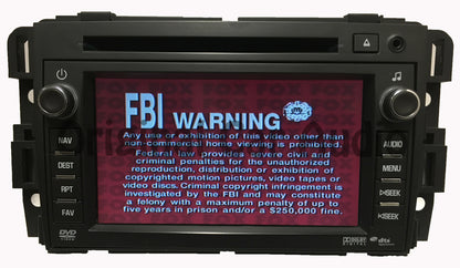 UNLOCKED GM OEM Stereo AM FM Radio GPS Navigation CD DVD Player