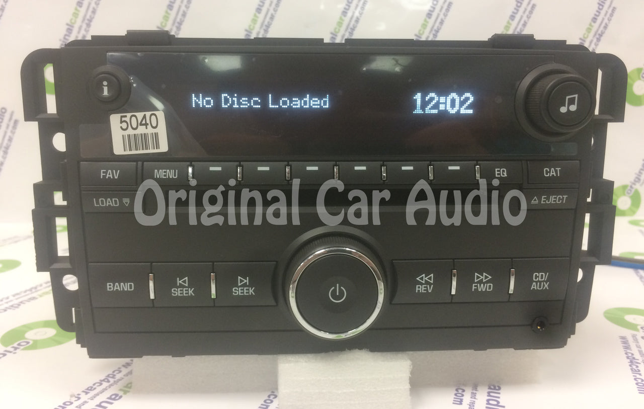 Unlocked 07 - 08 Pontiac Torrent OEM AM FM MP3 AUX 6 CD Player Receiver