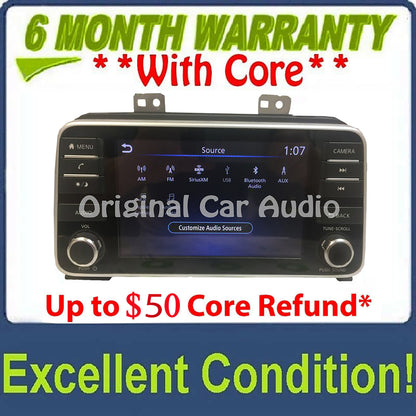 2018 - 2021 Nissan Kick OEM AM FM Radio Bluetooth SAT Touch Screen Receiver