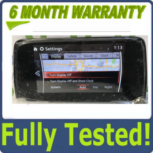 Blemished 2017 - 2020 Mazda CX-5 OEM AM FM Radio Control Unit Display Screen
