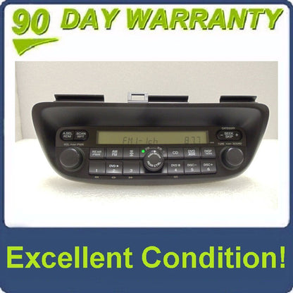 Honda Odyssey XM Radio and CD/DVD Player 2008 2009 1BU4