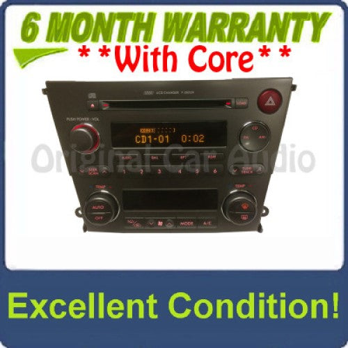 2005 - 2006 Subaru Legacy 2.5L 3.0L OEM AM FM Radio 6 CD Changer Receiver P-203UH