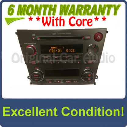 2005 - 2006 Subaru Legacy 2.5L 3.0L OEM AM FM Radio 6 CD Changer Receiver P-203UH