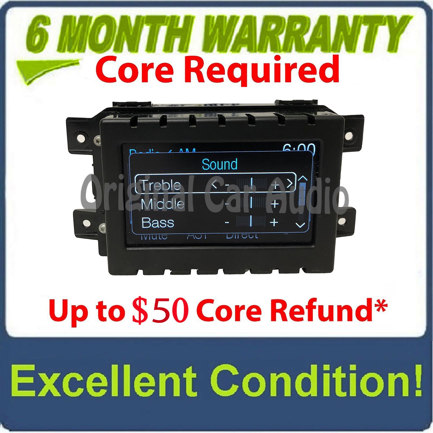2014 Ford F150 F-150 OEM 4"  Sync MDF Radio Info Display Screen Receiver