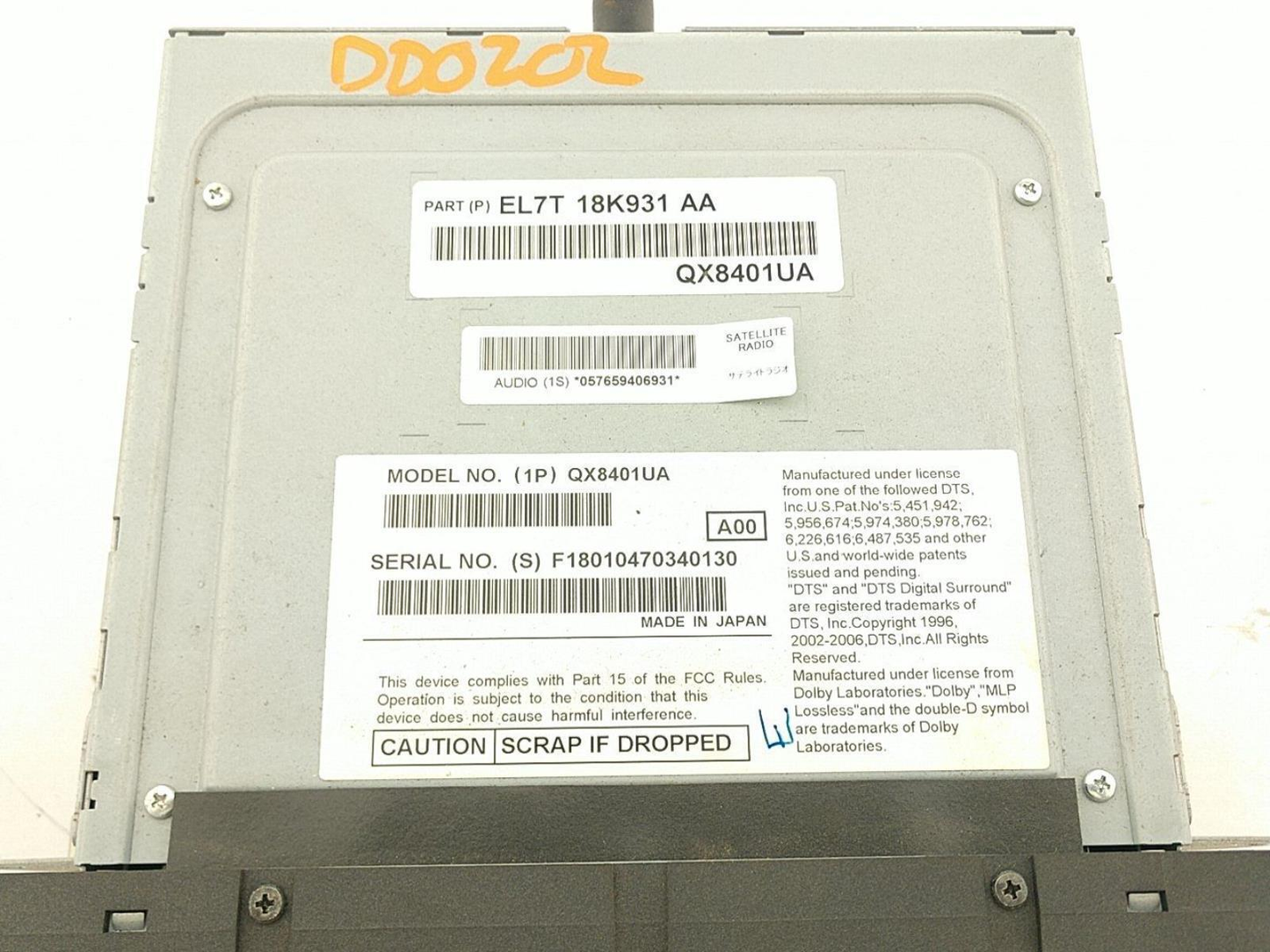 2013 - 2014 Lincoln Navigator OEM Radio Receiver AM FM CD Navigation
