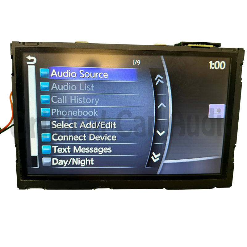 2019 - 2020 Infiniti QX50 OEM IT Master Display Control Unit DCU Multi Media Radio Info Information Touch Screen Display Monitor ONLY