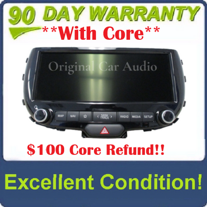 2020 - 2021 Kia Soul Receiver Canada Market Gasoline Model 10.25 Screen Radio