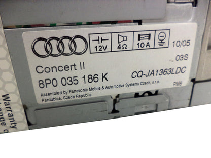 NEW AUDI Concert Radio SATELLITE Stereo CD Player A3 2006 2007 2008 w/Chrome