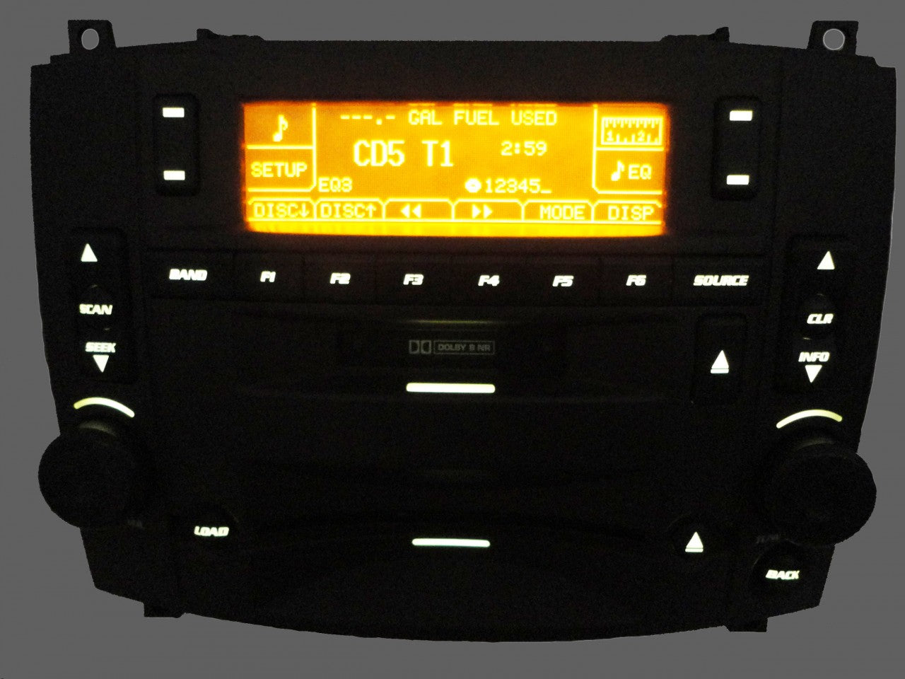 Cadillac Radio Stereo 6 CD Changer Cassette Tape Player OEM