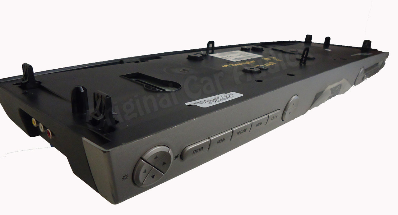 NEW 2007 - 2010 Lincoln Mark LT MKX Navigator OEM Overhead RSE Rear Seat DVD Player Display Assembly SILVER/BLACK