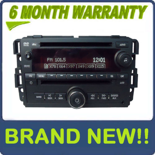 NEW 2007 - 2009 GMC Acadia OEM Single CD AM FM DVD Radio Receiver UVA