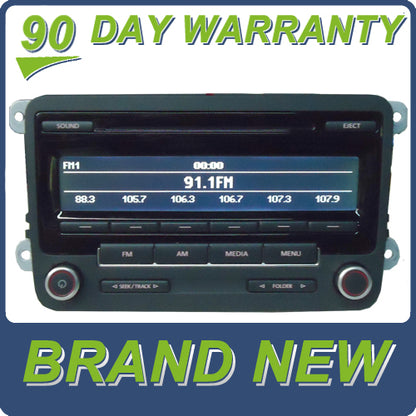 VW VOLKSWAGEN Jetta Passat Golf EOS CC Tiguan Beetle AM FM Radio Stereo MP3 CD Player Bluetooth 5N0 035 164 A 2010 2011 2012 2013 OEM