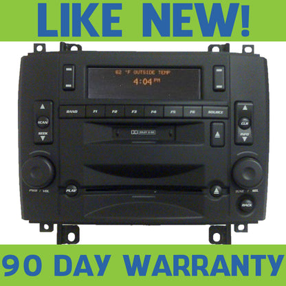 Cadillac Radio Receiver AM FM Tape Cassette Deck CD Player