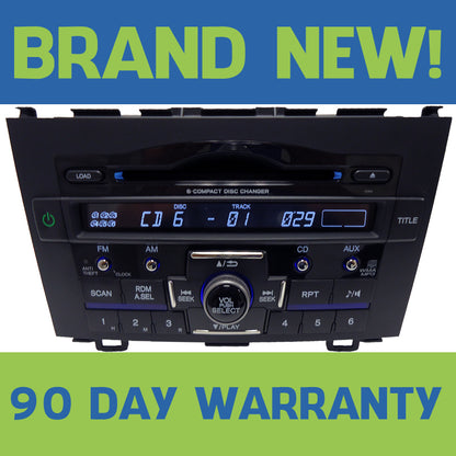 NEW HONDA CRV CR-V Radio Stereo 6 Disc Changer CD Player 1XN4 MP3 2007 2008 2009 2010 2011