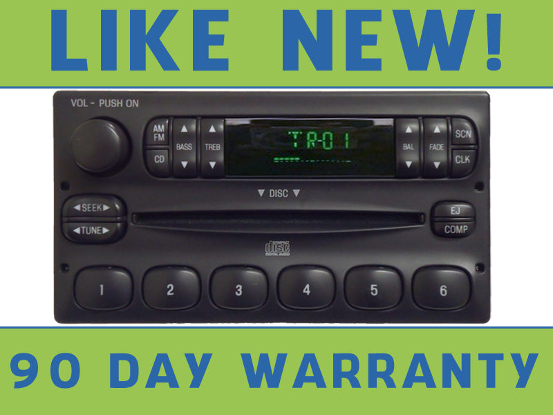 1998 - 2002 Ford Lincoln Mercury  OEM AM FM Radio CD Player Receiver
