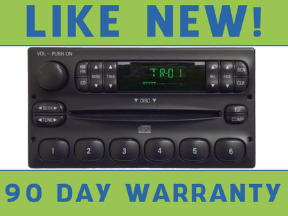 1998 - 2002 Ford Lincoln Mercury  OEM AM FM Radio CD Player Receiver