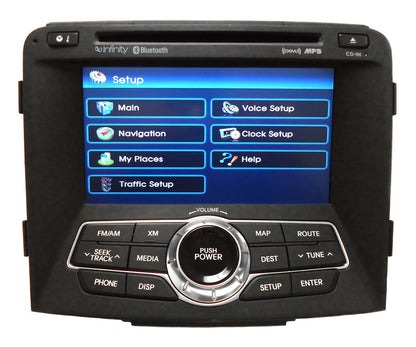 2011 - 2012 HYUNDAI Sonata OEM Navigation GPS 7 Speaker INFINITY Premium Sound Satellite XM Radio CD Player