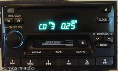 Nissan Pathfinder Maxima Infiniti I30 QX4 J30 BOSE Radio