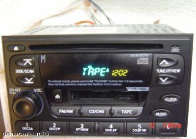 95 - 04 Nissan Xterra Frontier Radio Tape and CD player