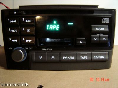 Nissan Maxima PN-2281D BOSE Radio Tape CD Player 2000-2003