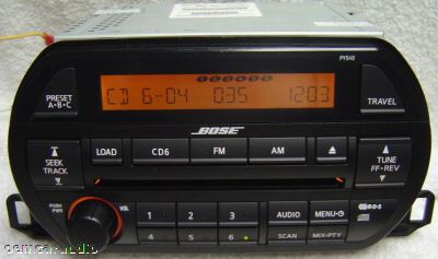 Nissan Altima BOSE Radio 6 Disc CD Changer 28185-3Z720 2002-2004