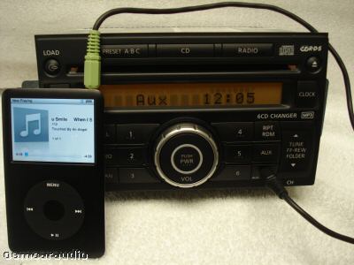 2007 2008 2009 Nissan Versa OEM Radio 6 Disc CD Changer AUX MP3 RDS