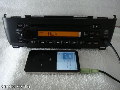 00 01 02 03 04 05 06 Nissan Sentra OEM AM FM Radio Stereo Single CD Player AUX Remote Changer Controls 7 Speaker 180 Watt System