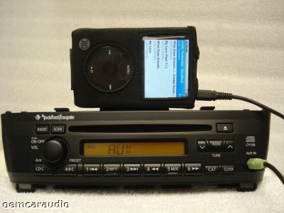 REMANUFACTERED 2000 - 2006 Nissan Sentra OEM AM FM ROCKFORD FOSGATE Radio Stereo Single CD Player AUX Remote Changer Controls 9 Speaker System