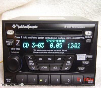 2000 - 2004 Nissan Xterra/Frontier OEM Radio CD Player Receiver