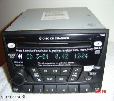 REPAIR ONLY 1999 - 2004 NISSAN Xterra Frontier Altima OEM Radio 6 CD Disc Changer PY218