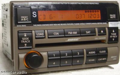 05- 06 Nissan Altima Bose Radio and CD player