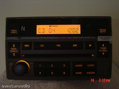 2005 2006 NISSAN Altima Radio Stereo Receiver CD Player Factory OEM AM FM TAN 28185 ZB10C