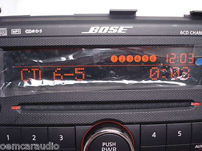 07 - 08 Nissan Altima Bose Radio and CD player