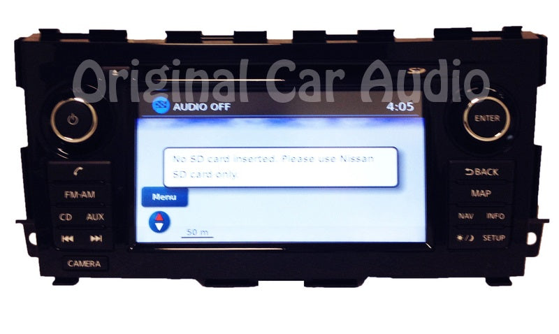 New 2013 - 2015 Nissan Altima OEM Radio GPS Navigation MP3 AUX CD Player Receiver