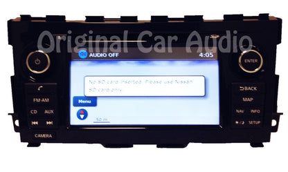 2013 - 2015 Nissan Altima OEM Radio GPS Navigation MP3 AUX CD Player Receiver