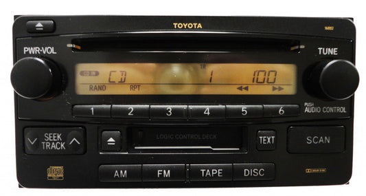 03 04 05 06 07 08 09 10 11 TOYOTA 4Runner Celica Highlander Radio CD Cassette Tape Player OEM 16852