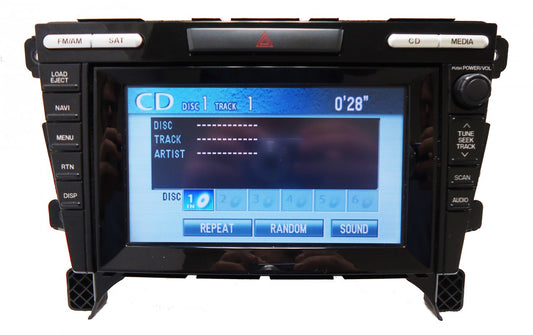 2007 - 2008 Mazda CX-7 navigation Radio 6 disc CD changer satellite OEM