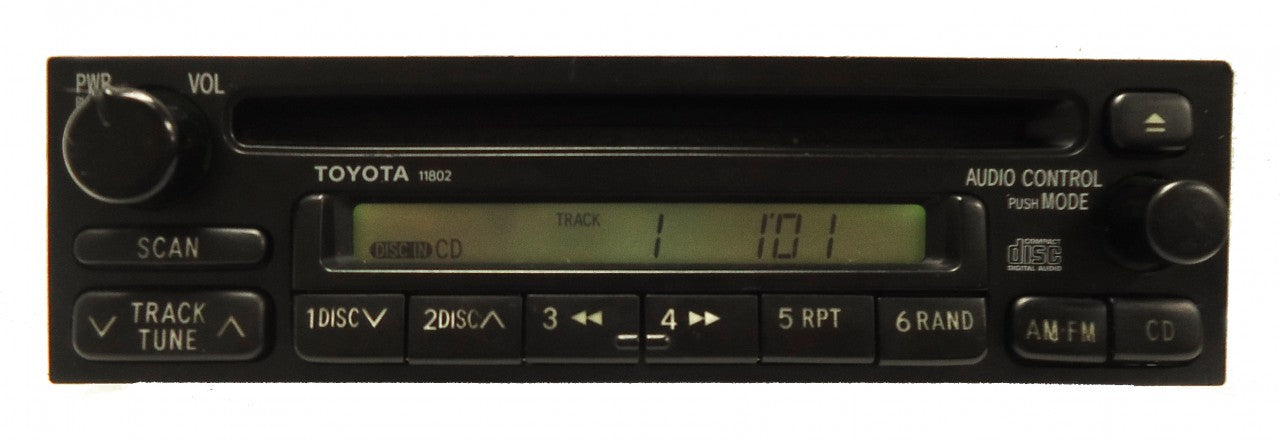 Toyota Camry Sienna Avalon Radio/CD Player 11802 86120-08040