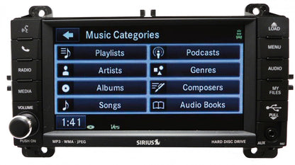 Refurbished 2011 - 2013 JEEP Grand Cherokee OEM RBZ MyGig Sirius Satellite Radio Stereo CD MP3 DVD Aux Player